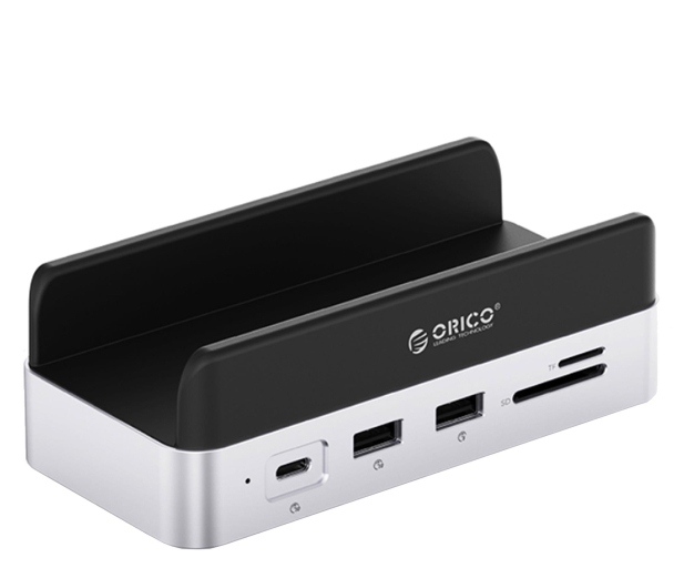 Orico Stacja dokująca do MacMini, USB-C 10 Gbps, M.2 NVMe, pionowa - 1355491 - zdjęcie